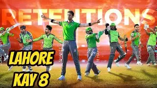 PSL 2022 Lahore Qalandars Retained Players - PSL 7 Draft