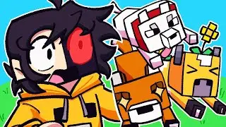 Minecraft But My FRIENDS are ANIMALS!