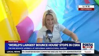 Tori Smith -- FOX54 Live Hit -- Live TV Bounce House Fail