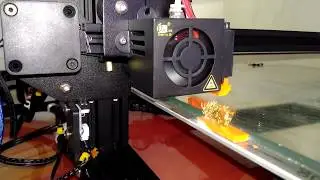 Clean 3D printer nozzle using Start G-code and brush CR10 version