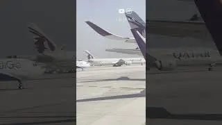 #shorts Qatar Airways Airbus 320 bound for Ankara and Airbus 350 bound for Manchester | Doha Airport