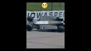 Sting ray robb's scary crash at iowa😬