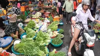 Asia's Daily Market Life - Vendors, Fresh Produces, Fish, Meat & MORE...