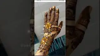 #dubai💞flower mehendi💞 design