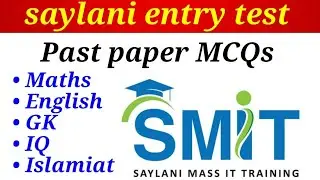 saylani past paper || Math, Eng, IQ, isl, computer || complete solution