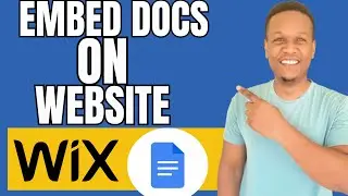 How To Embed A Google Doc In Wix Website