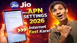 New Jio  APN 4G/5G/2026/ increase internet speed🚀🔥best jio internet settings🥳New Apn 5G/4G