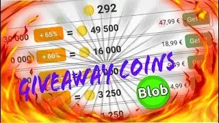 Blob.io // OMG!😱 49K COINS FREE! // GIVEAWAY COIN!! // 50$ FREE!!! // Classy Blob
