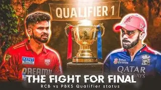 The Fight For Final 🥶 Rcb Vs Pbks Qualifier 1 Status  || Rcb Vs Pbks IPL 2025 Status  ||