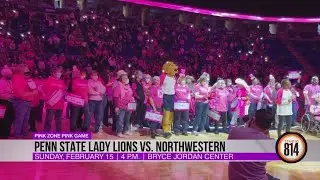 Pink Zone Pink Game Returns to Honor Breast Cancer Survivors at Penn State... this time at a new ven