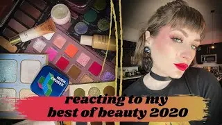Reacting To My 2020 Best Of Beauty