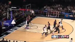 NBA 2k15 PS4 alley oop  LeBron James