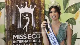 Ashley Subijano Montenegro ready to compete in Miss Eco International 2023 pageant