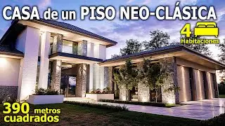 Beautiful ONE-STORY NEO-CLASSIC style HOUSE