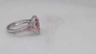 Celebrity Fancy RED Diamond Engagement Ring Top Luxury  Jewelry Made by OSTASZ