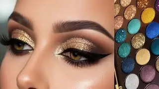 Bridal eye makeup tutorial step by step easy eye look // Hoorain Fatima vlog 