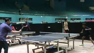 Table tennis Sequence practice Nagpur at Mankapur Stadium