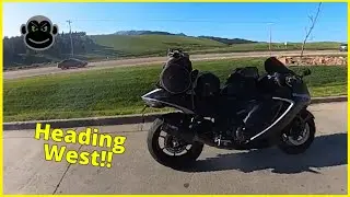 Riding West in Colorado into Utah heading towards the LOLO pass in Idaho