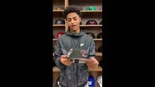 Кепка-ушанка New Era 59Fifty (черно-розовая под полями) для команды Arizona Diamondbacks, дебютный сезон 1998 года