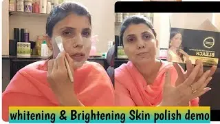 Skin polish at home // Best skin polish for whitening result //