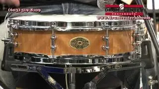 Montineri Custom Maple/Curly Cherry Hybrid Snare Drum 4x14