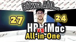 POR&Oacute;WNANIE iMaca 24 M1 4.5K 🍏 vs PC AiO HP 27 Ultra 7 🖥️ Kt&oacute;ry Lepszy?! ⚔️😊