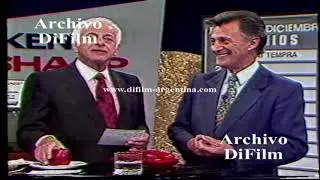 Lucho Aviles con Gerardo Sofovich corta la Manzana (1994) DiFilm