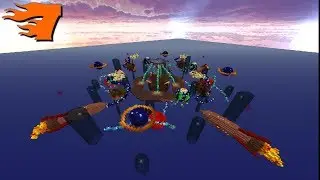 Cubecraft Team Skywars map: Space Design!