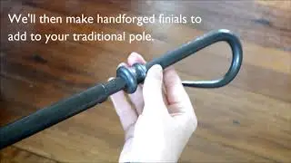 Nigel Tyas Ironwork - Measuring for Nigel Tyas Ironwork traditional poles