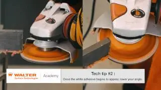 Walter Academy - How to Trim Flap Discs
