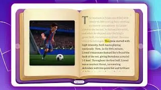 Lionel Messi Read Aloud | Follow Along Story (Narrated) - Champions of Europe&nbsp;|&nbsp;StoryBud