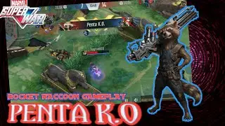 ROCKET RACCOON PENTA K.O RANK MODE - MARVEL Super War Indonesia |#Ziggron000