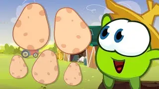 Count Potatoes with Om Nom! | Educational Sing Along | Fun on the Farm!