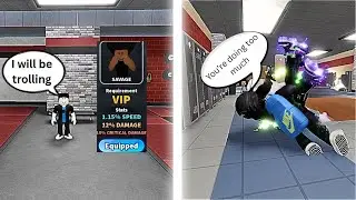 Trolling as a NOOB in Roblox Fight In A School