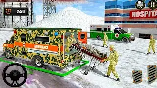 Army Ambulance Driving 2019-US Soldier Rescue Game- Emergency Offroad Driver - Android GamePlay