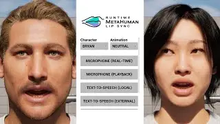 Runtime MetaHuman Lip Sync Plugin &ndash; New Realistic Model Demo (UE)