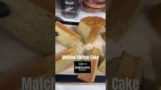Matcha Chiffon Cake by Amusante