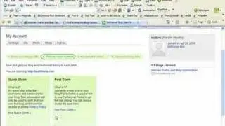Claiming Your Blog in Technorati
