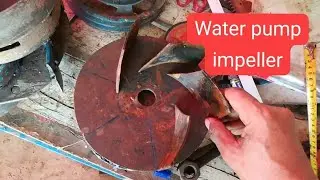 #ปั้มหอยโข่งทำเอง
ทำใบพัดปั้มหอยโข่ง Mixed media water pump