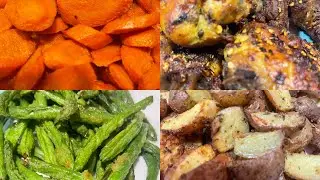Enjoyable  Dinner/ potatoes, chicken, and veggies 🥕 ￼