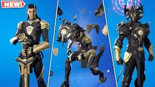 Fortnite GOLDEN The Ageless (GENO) Skin Full Set Showcase !