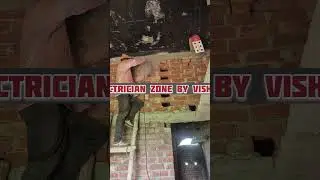 wall cutting #electrical #homewiring #home #homeimprovement