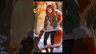 Cozy Autumn Squirrel Girl  #ai #anime #aiartcommunity #marvelrivals #squirrelgirl #shorts