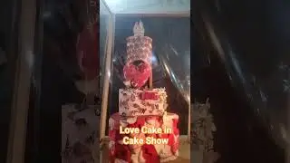 Love Cake in Cake Show #cakeshow #2025 #bangalore #bangalorenews #events #fair #cakefest