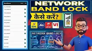 How To Band Lock In JIO AIRTEL VI And BSNL 💯 working.किसी भी नेटवर्क में Band को लॉक कैसे करे। #bsnl