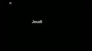 Les Sept jours de la semaine 
