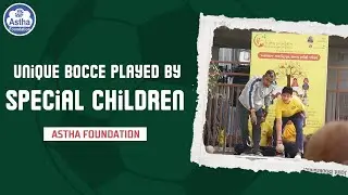 Watch How Unique Bocce Is Played by Special Children#ngo #games #play #youtube #specialchildren #fun