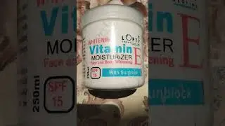 Lofty vitamin E moisturizer_short video_Ummebeauty