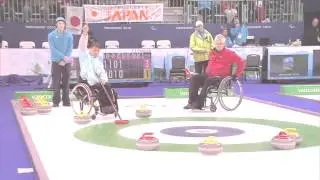 What is wheelchair curling at the Paralympic Games?