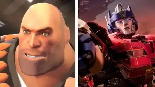 Tf2 Heavy reference in Transformer One